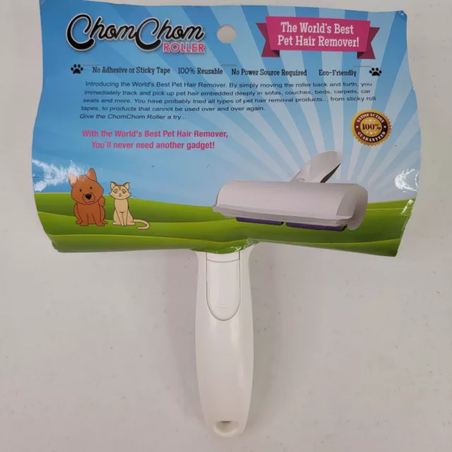 ChomChom Roller Dog and Cat Hair Remover. No More Tape. Reusable!