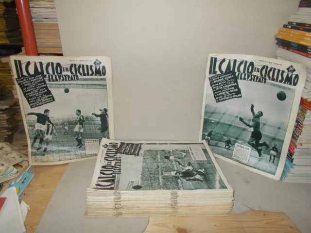 Il Calcio E Il Ciclismo Illustrato 1956 22-23-24-25-26-27-28-29-30 A 6 Euro Cad