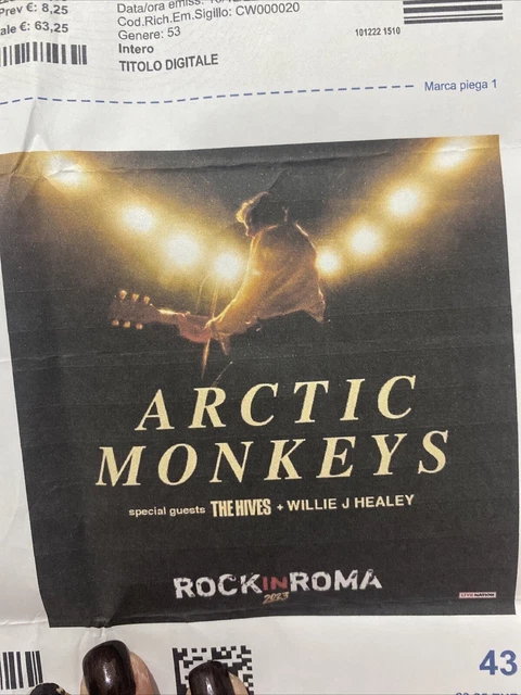 Biglietto Arctic Monkeys, Rock in Roma