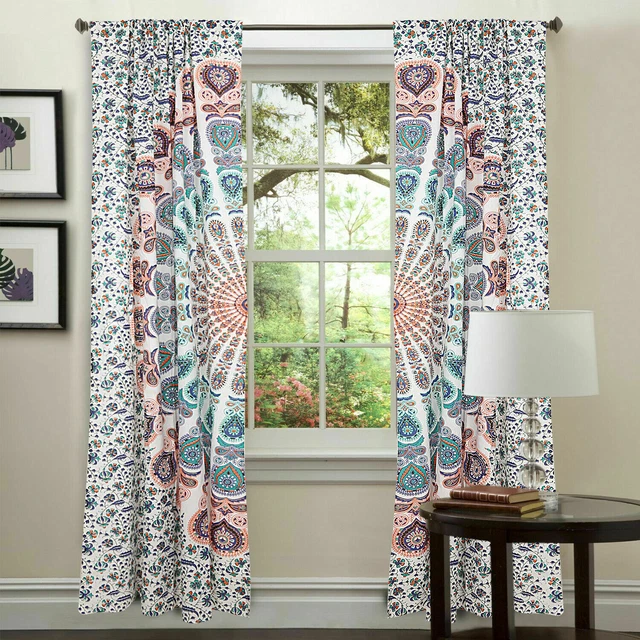 Indiano Tende Hippie Arazzo Mandala da Parete Bohémien Mantovane Decorativa