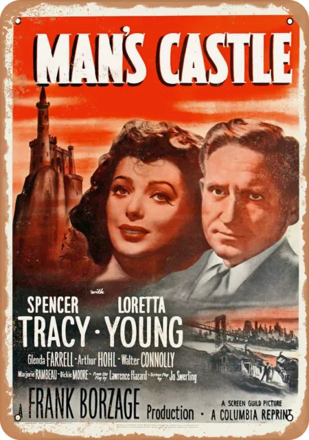 Metal Sign - Man's Castle (1933) - Vintage Look