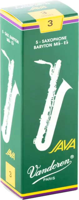 boite 5 anches saxophone BARYTON VANDOREN Mib JAVA. SR 343 - force 3