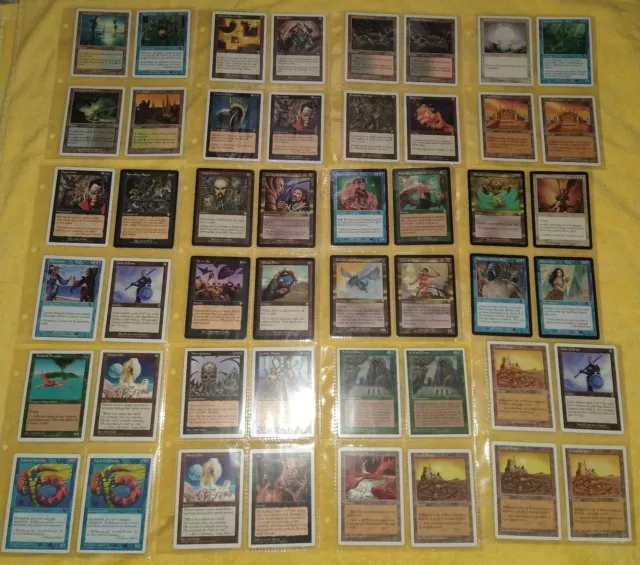 Vintage MTG 90s Collection Binder NM High Value 200pc Cards Reserved Banned Lot
