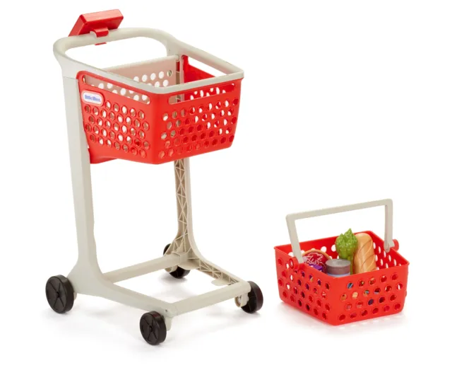 Little Tikes Shop 'n Learn Smart Cart, Realistic Toy Shopping Cart with Scanner,