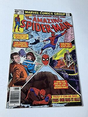Amazing Spider-Man 195 Fn- Fine- 5.5 Newsstand Marvel Comics