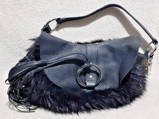 Sac à Main épaules Julian Macdonald – Imprimé Léopard Rose/violet, Motif étoiles