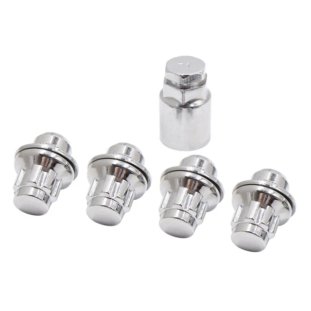 4 In 1 M12 x 1.5 Car Wheel Rim Tuner Anti-theft Lock Lug Nuts Key for Toyota