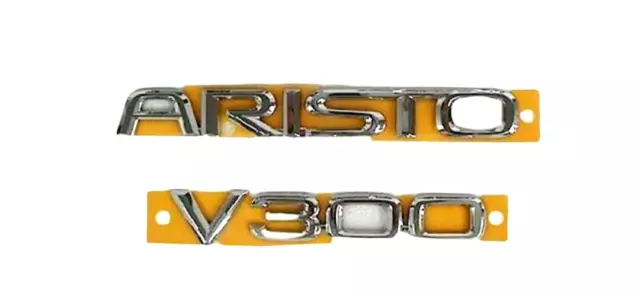 Lexus Genuine GS300 GS400 Toyota Aristo V300 Rear Chrome Emblem Badge OEM JDM