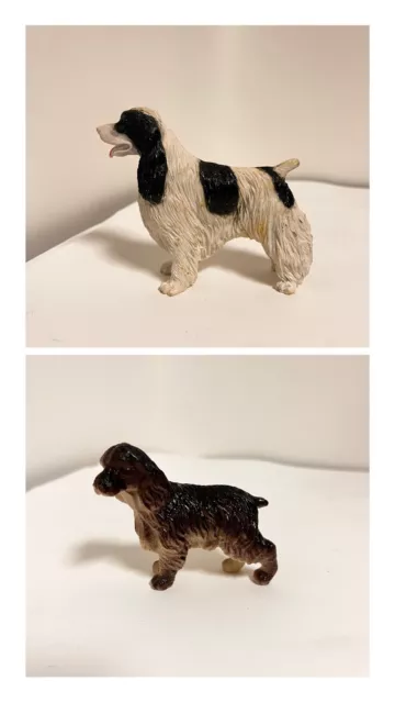 COCKER SPANIEL FIGURE lot 3” And 4” Approx Miniature PVC Dogs Tractor Supply