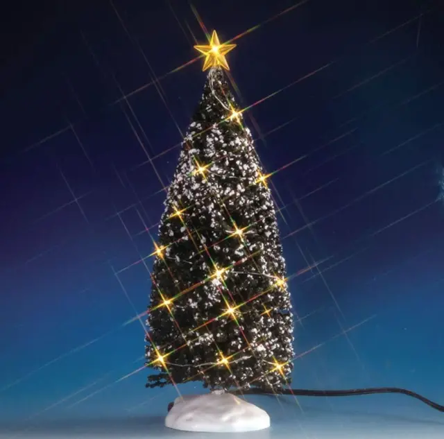 Lemax 74263 Christmas Village Accessory: Clear-Light Evergreen Tree (Large)