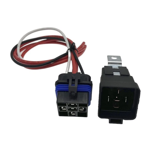 Relais 12 volts 5 broches automobile lourd Pigtail étanche avec ampli à bobine