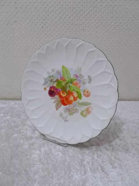 Antico Porcellana Design Piatto per la Frutta - Vintage Circa 1900 - 22,5 CM