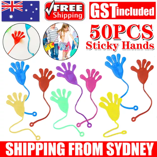 STICKY HANDS HAND Kids Party Bag Fillers Birthday Favor Toy