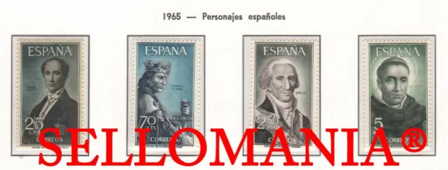 1965 Donoso Cortes Alfonso X Jovellanos Santo Domingo 1653 / 56 ** Mnh Tc23337