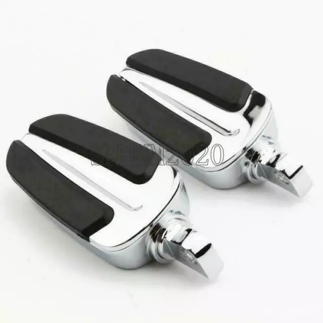 Motorcycle Male Mount Foot Pegs Rest For Harley Touring Cruiser Chopper Bobber