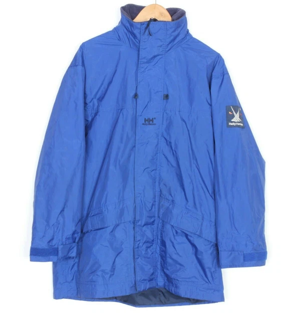 HELLY HANSEN TWIN SAILS Giacca con cappuccio vintage da uomo taglia S 46-48...