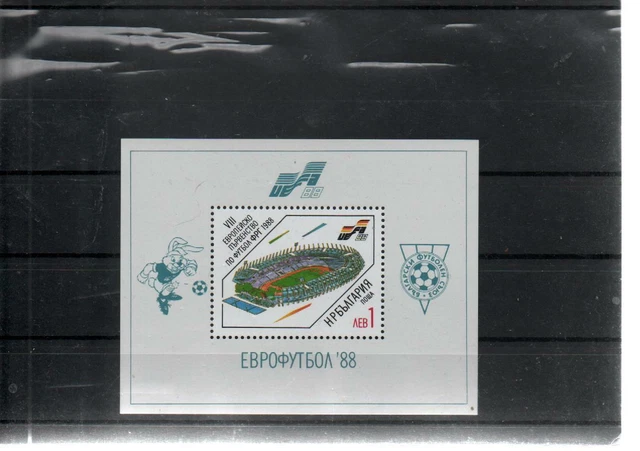 Bulgarien Block 178 postfrisch, Fußball-Europameisterschaft Deutschland