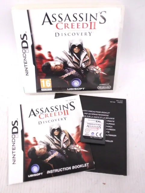 ASSASSINS CREED 2 Discovery Nintendo DS Cased w/ Manual - C50