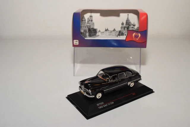 A39 1:43 Ixo Ist024 1952 Gaz 12 Zim Black Mib