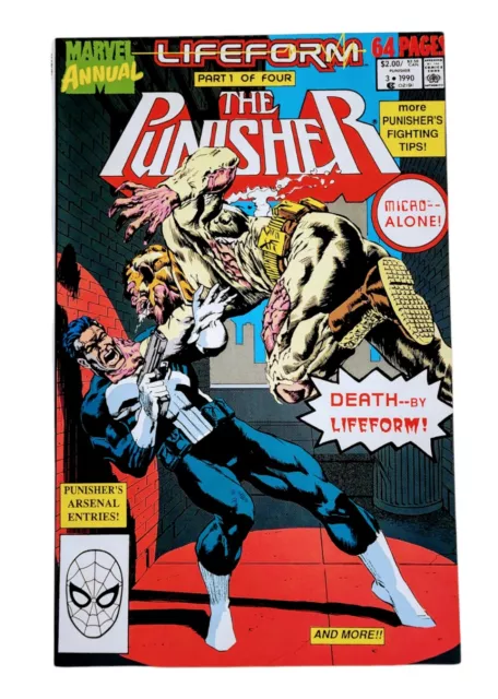 The Punisher  Comic Book Annual Vol 1 #3 Part 1 Of 4 Marvel Comics 1990