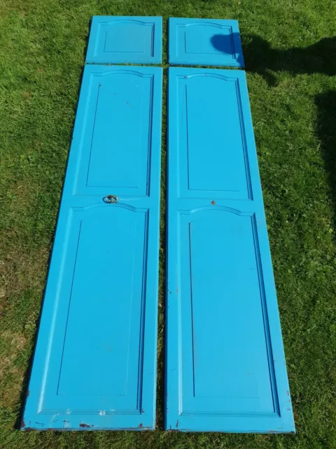 vintage solid hardwood cupboard doors.