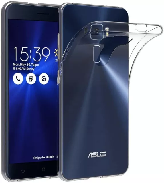 HANDY SCHUTZ HÜLLE Für ASUS ZENFONE 3 ZE520KL BACKCOVER GEHÄUSE TPU RÜCKSEITE