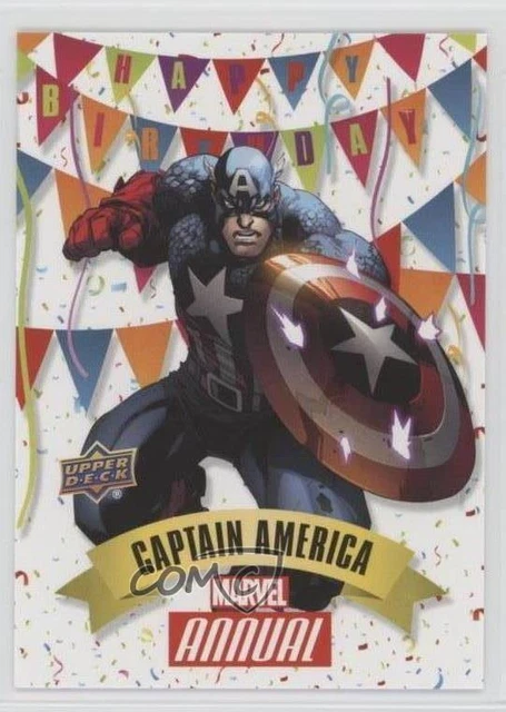 2016 Upper Deck Marvel Annual Happy Birthday Captain America #HB-1 0bl3