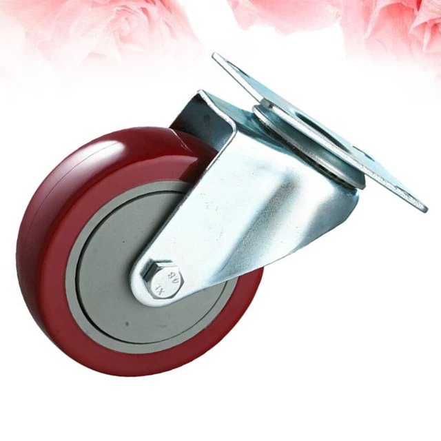 2 pz ruote girevoli ruote a piastre metallo ad alte prestazioni universale Wheel TPR B