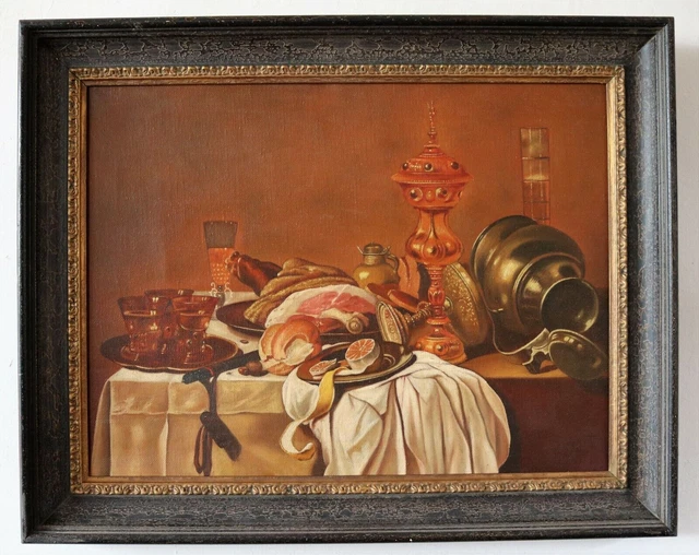 Pintura Al Óleo Sobre Lienzo "Bodegón"