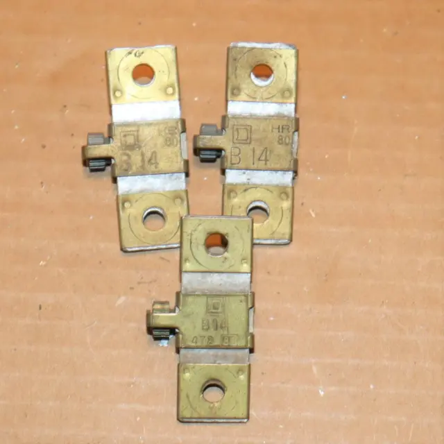 One Lot of 4  Square D  B14   Thermal Overload Relay Heater Element Sq D