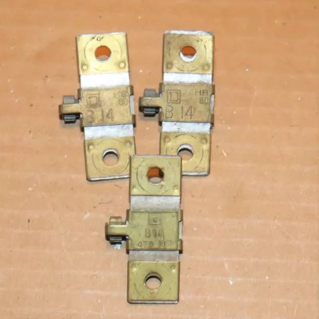 One Lot of 4  Square D  B14   Thermal Overload Relay Heater Element Sq D