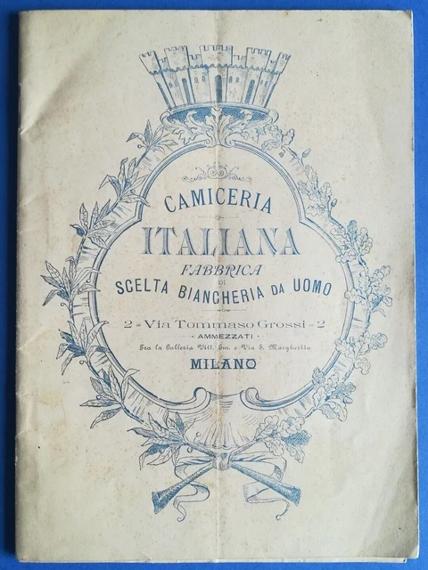 CAMICERIA ITALIANA FABBRICA biancheria da uomo Giacomo Ferri Milano camicie EUR 100 00 PicClick IT