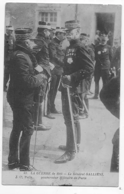 CPA Guerre 1914 1918. Le Général Galliéni gouverneur militaire de Paris