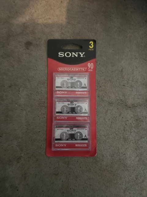3-Pack Sony Micro Cassettes 90 Minute