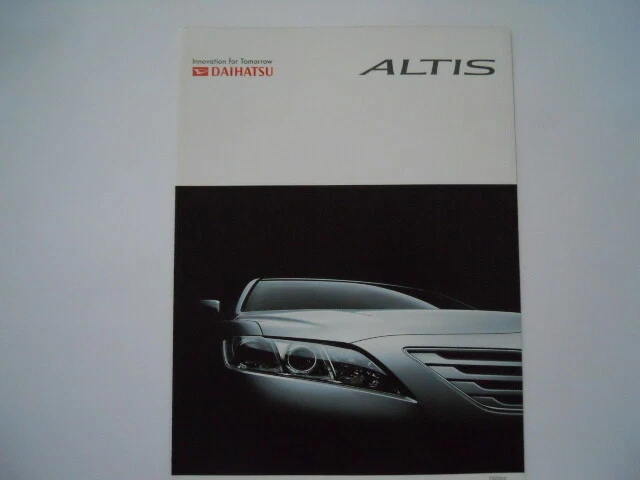 Daihatsu Altis Artis 2007 July Edition Catalog