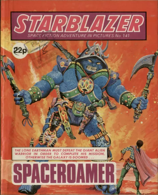 Spaceromer,Starblazer Space Fiction Adventure In Pictures,No.141,1985