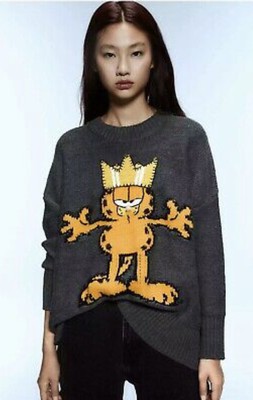 ZARA GARFIELD CAT Sweater Limited 