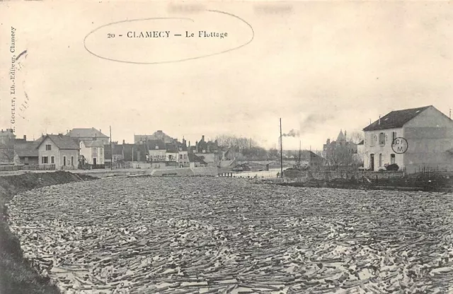 CLAMECY - le flottage  (Nievre)