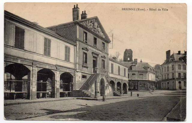 BRIONNE - Eure - CPA 27 - l' Hotel de Ville
