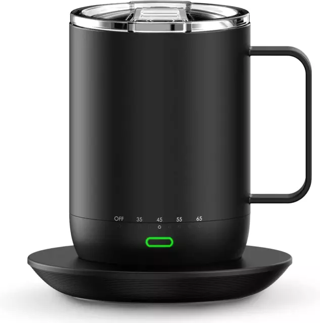 VSITOO S3 Pro Temperature Control Smart Mug with Lid, Coffee Mug Warmer with Mug