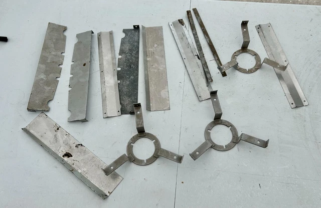 vendo 44 coke machine motor brackets and misc metal trim