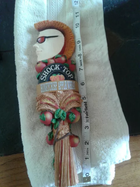 Shock Top Honeycrisp Apple Wheat 10.5" Beer Pub Tap Handle