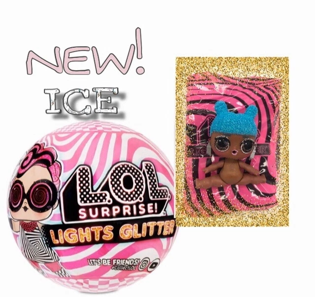 LOL SURPRISE LIGHTS GLITTER NEW UNOPENED Hair Fluffy Big Sis ICE