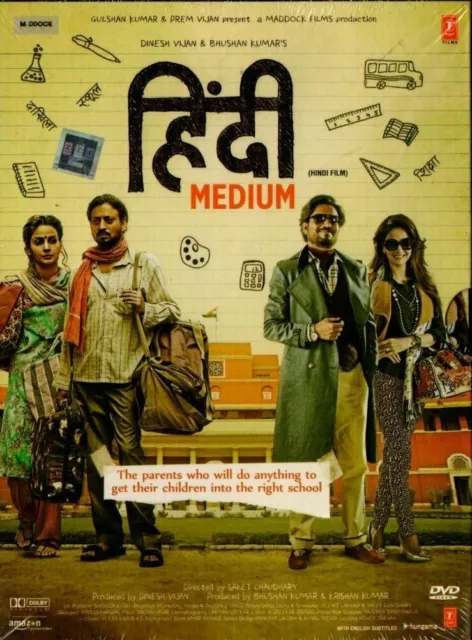 HINDI MEDIUM BOLLYWOOD BLU RAY Irrfan Khan Saba Qamar Deepak