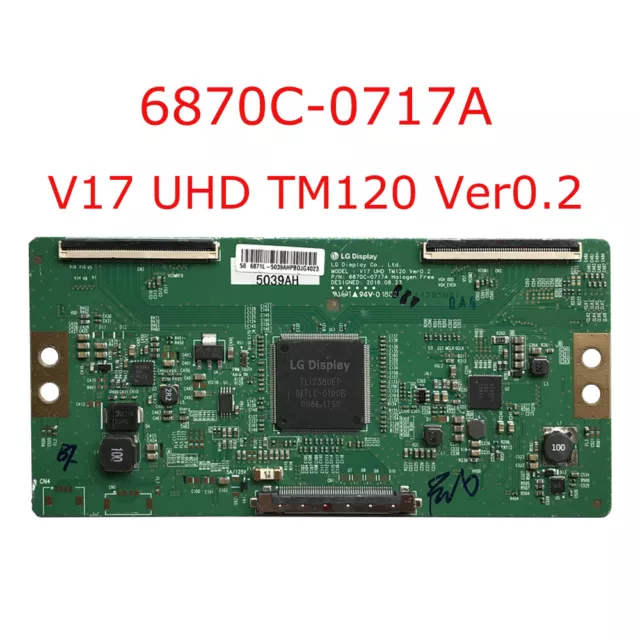 6870C-0717A V17 UHD TM120 Ver0.2 T-con placa 6870C tcom placa TV LG