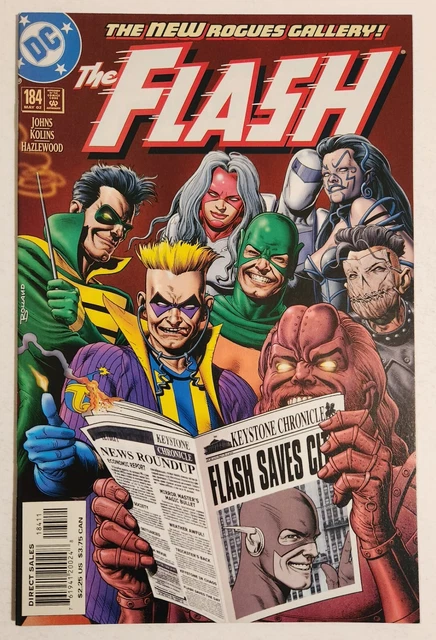 The Flash #184 (2002 DC) VF/NM Vol 2 The New Rogues Gallery! Brian Bolland Cover