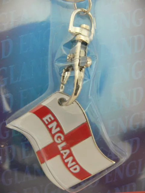 England Key Ring St George Cross Flag Football Euro 2020 Cricket Rugby Sport UK