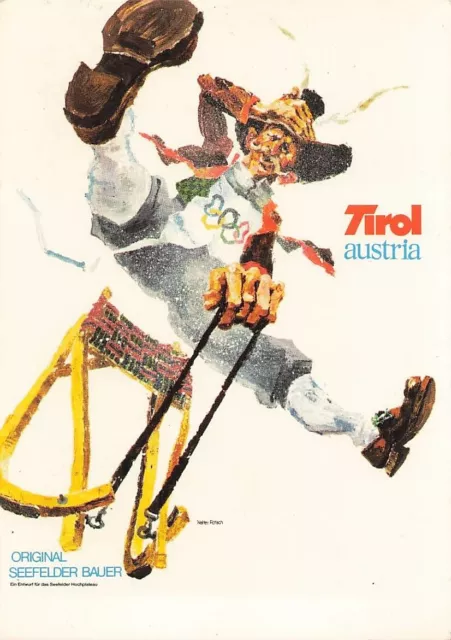 1976 Winter Olympics Innsbruck, original postcard.