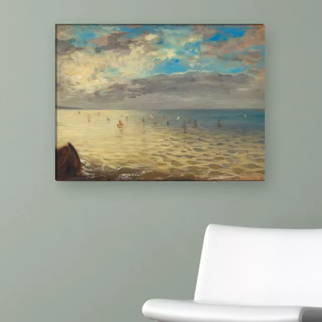 WANDKINGS Leinwandbild Eugène Delacroix - "das Meer"