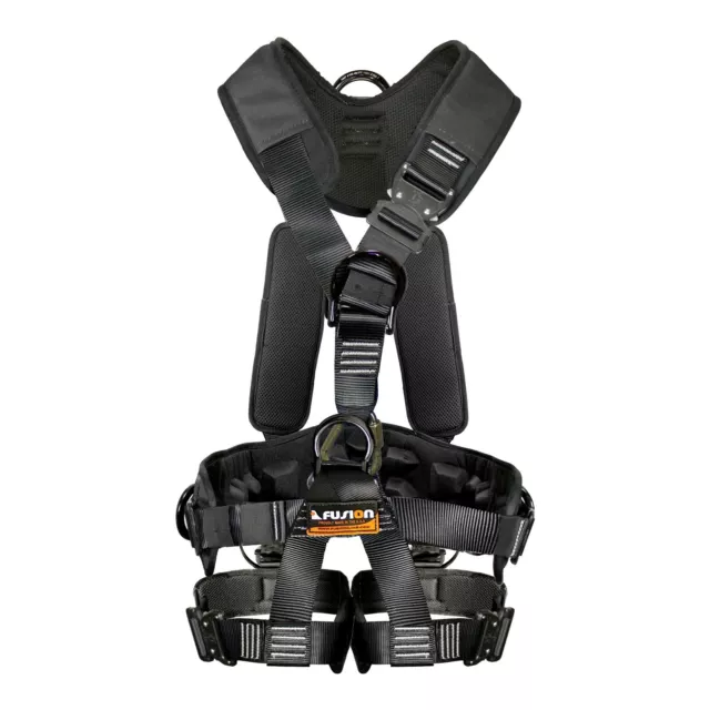 Fusion Climb Tactical Full Body EVA Padded Heavy Duty Adjustable Harness M/L